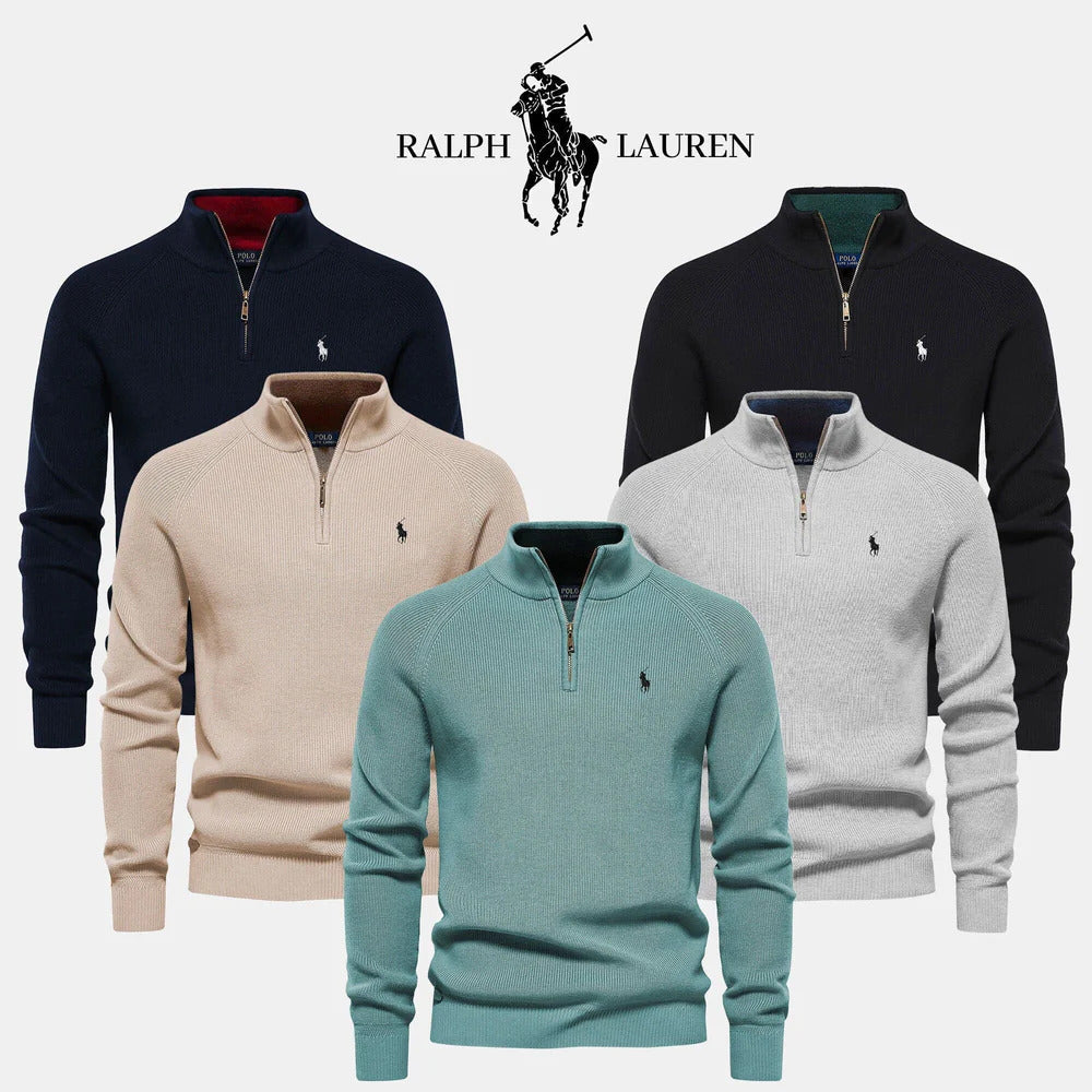 [BUY 1 GET 2] RL Zipped Collar Sweater + Free Watch